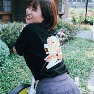 BONBON X 寅仙｜聯名 T 恤（ 墨韻黑 ）｜預購