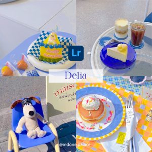 高飽和夏日藍色調