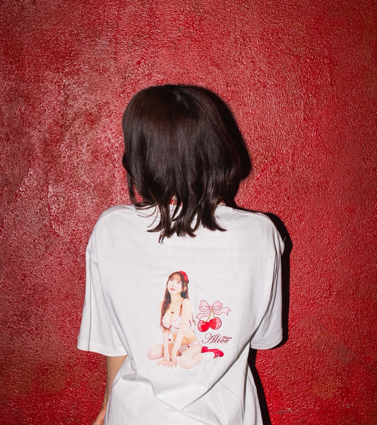 七瀨愛麗絲 × 寅仙|聯名TEE 俏皮櫻桃款:圖片 4