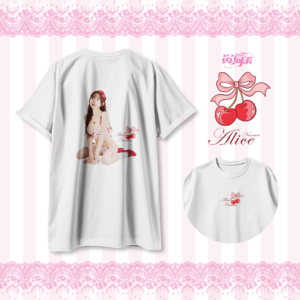 七瀨愛麗絲 × 寅仙 聯名TEE 俏皮櫻桃款