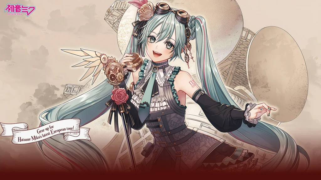 初音未來歐洲巡演主視覺
