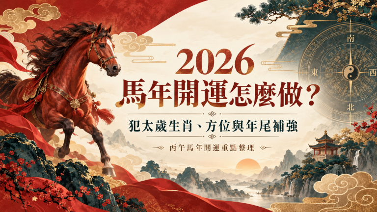 2026馬年開運怎麼做