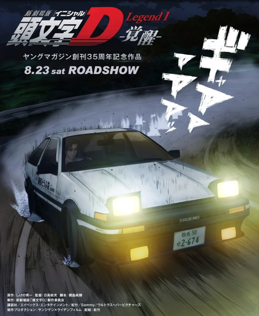 頭文字D 是日本漫畫家重野秀一所創作的著名漫畫與山道賽車作品。