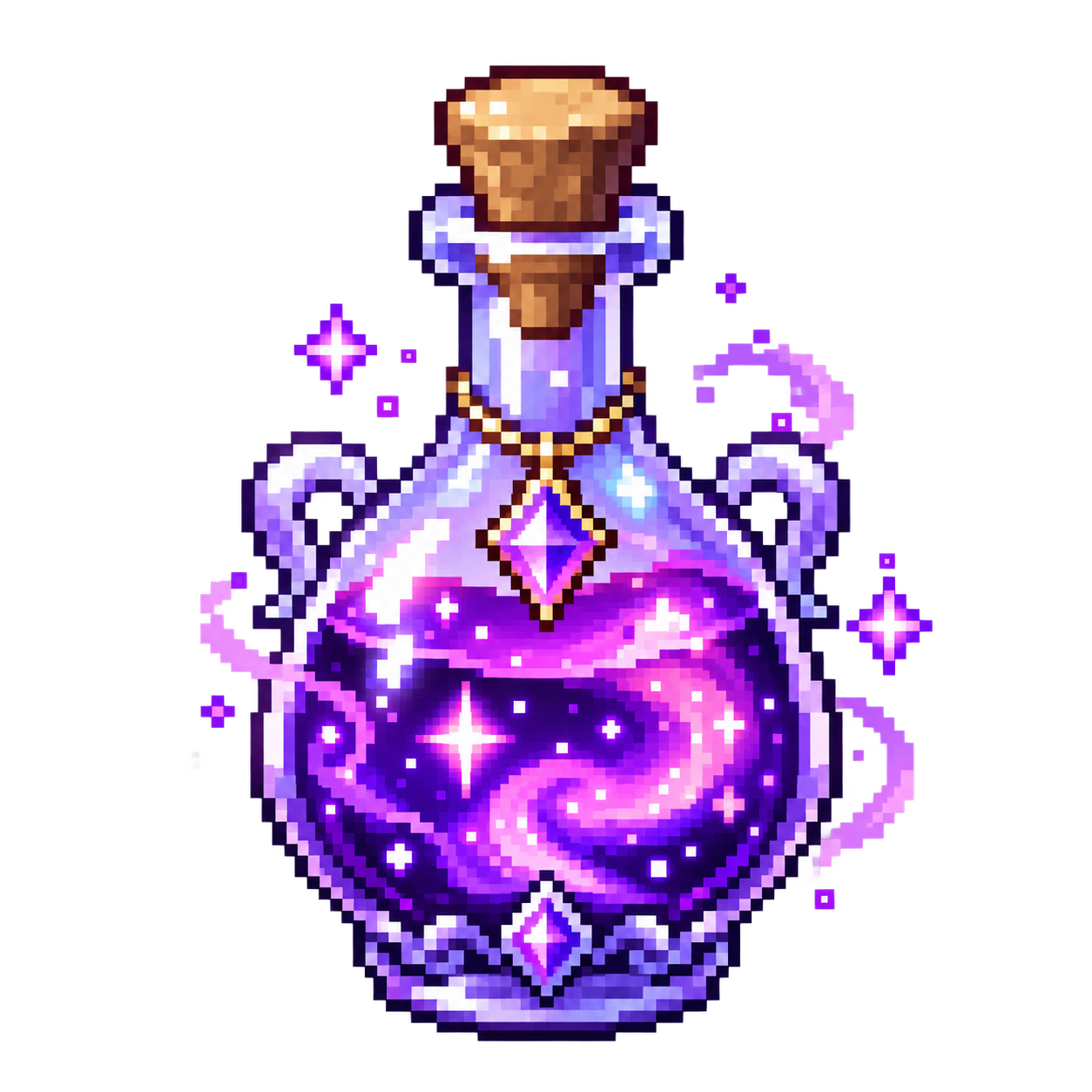 紫色星空魔法藥水